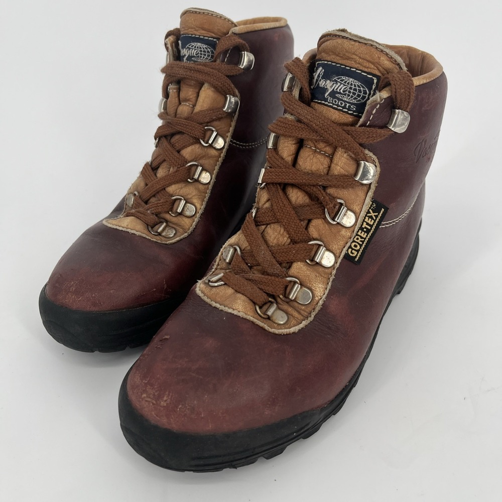 Vasque Boots Gore Tex Sundowner Skywalk 7536 Leather Hiking Men's 7 M Made Italy